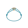 Golden Heart Kordelarmband