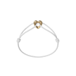 Golden Heart Kordelarmband