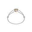 Golden Heart Kordelarmband