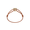 Golden Heart Kordelarmband