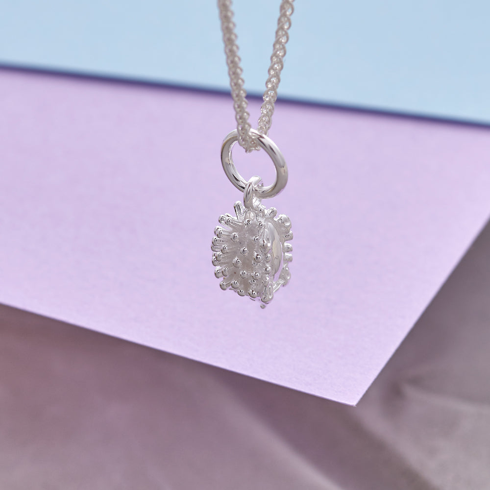 Hedgehog Silver Charm