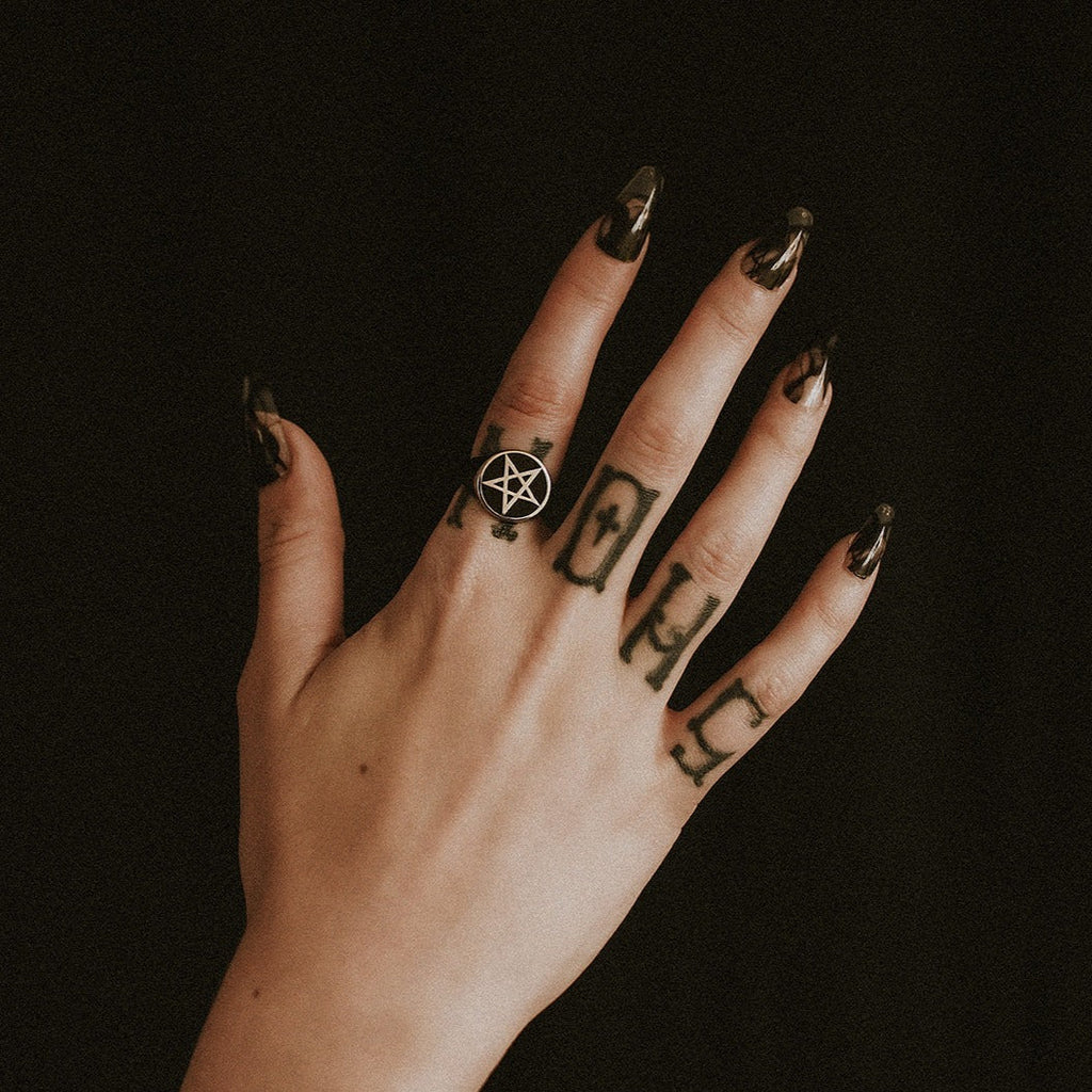 Pentagram Signet Ring