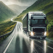 Highland Rain Drive Canvas