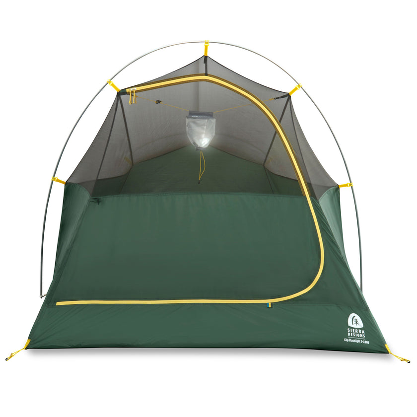 Sierra Designs Clip Flashlight 3,000 2 Person Tent  - Dark Green/Grey