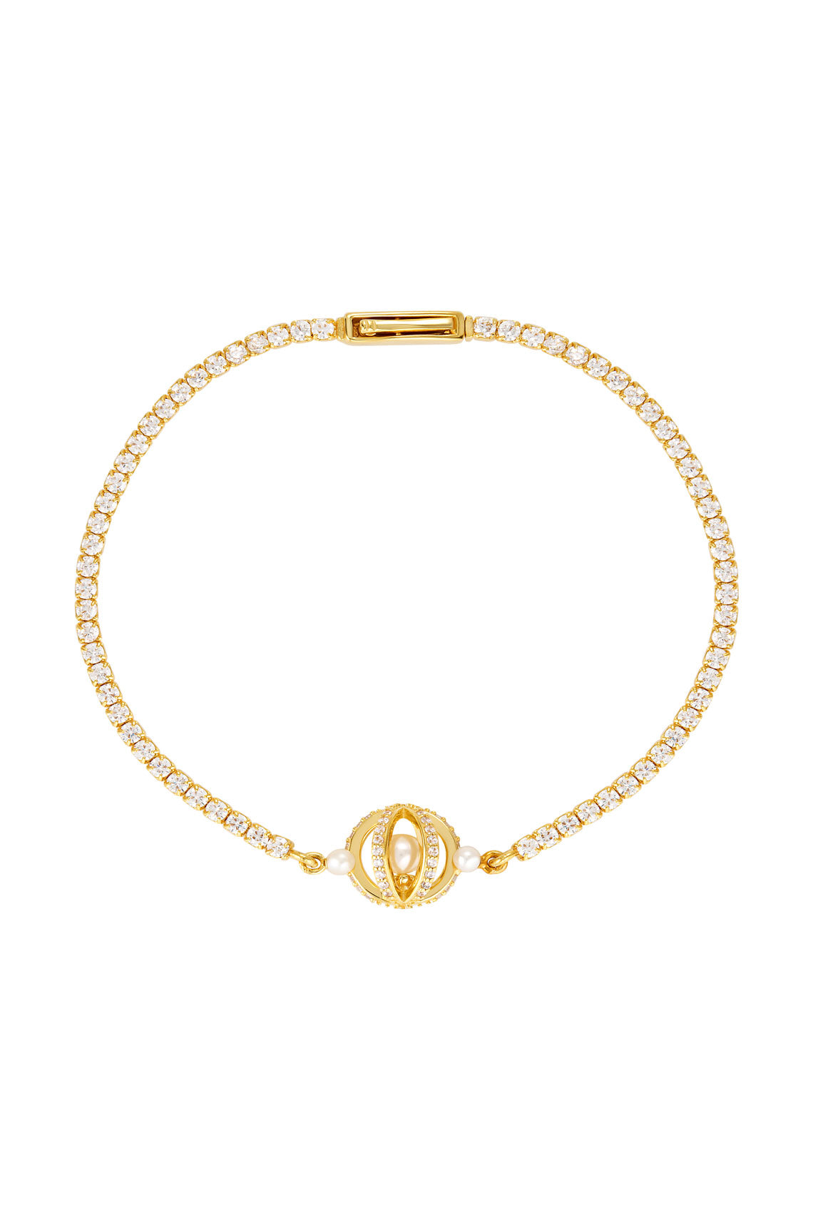 MAJESTY FRESHWATER PEARL BRACELET GOLD