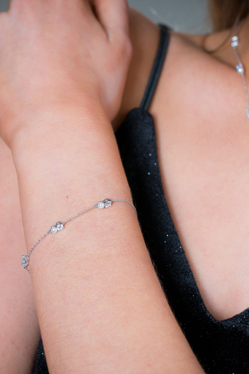 NOEL NIGHTS SNOW DROP BRACELET SILVER