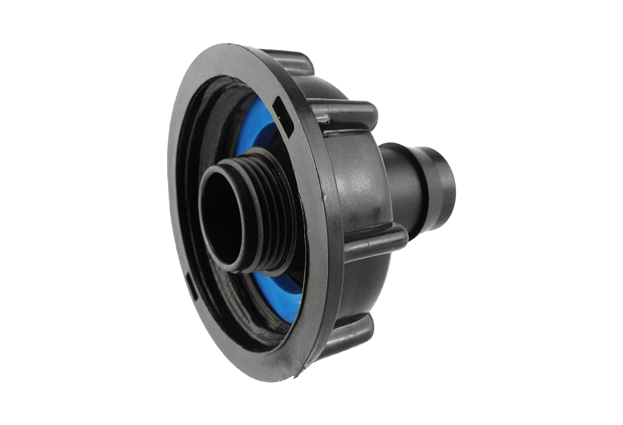 IBC 2” S60X6 Cap with Straight 25mm Barb