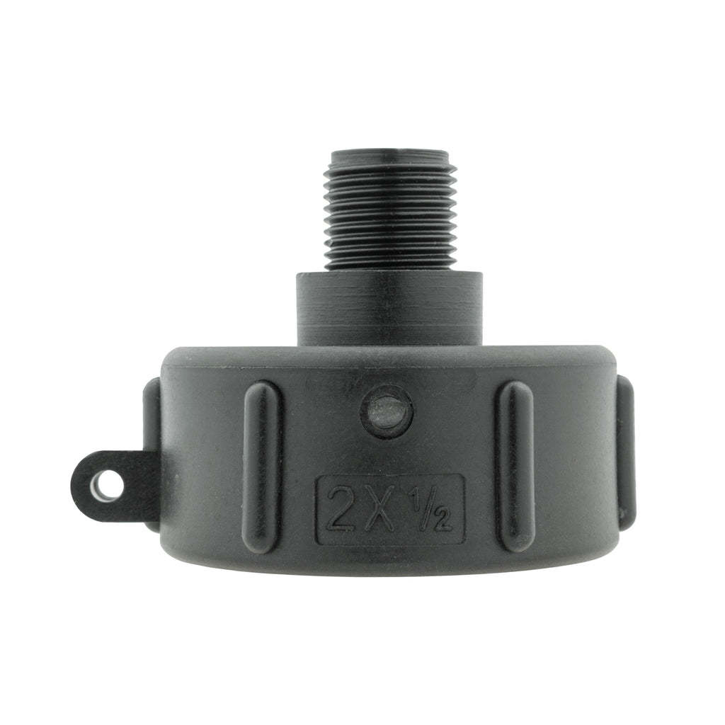 IBC 2” S60X6 Cap with MDPE Elbow Tee 25mm