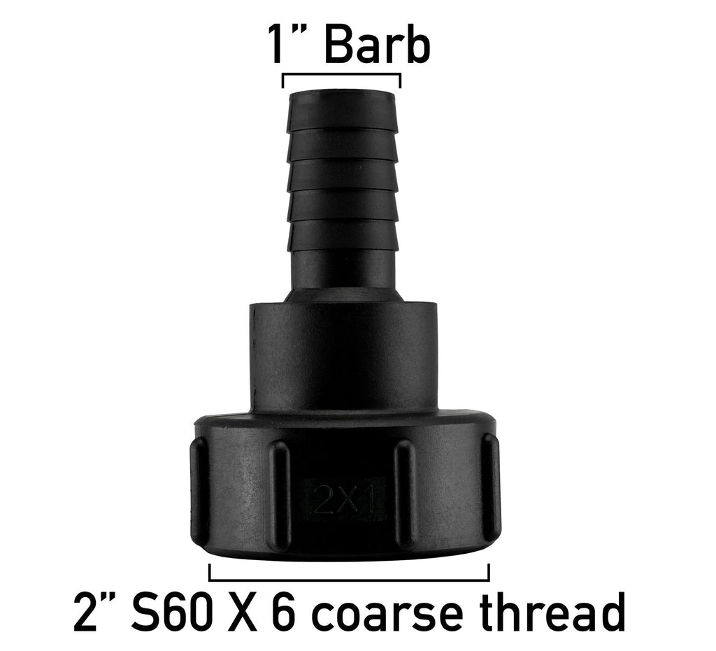 Fuel Gun with 1" Rubber Hose & Tank Adaptor Set