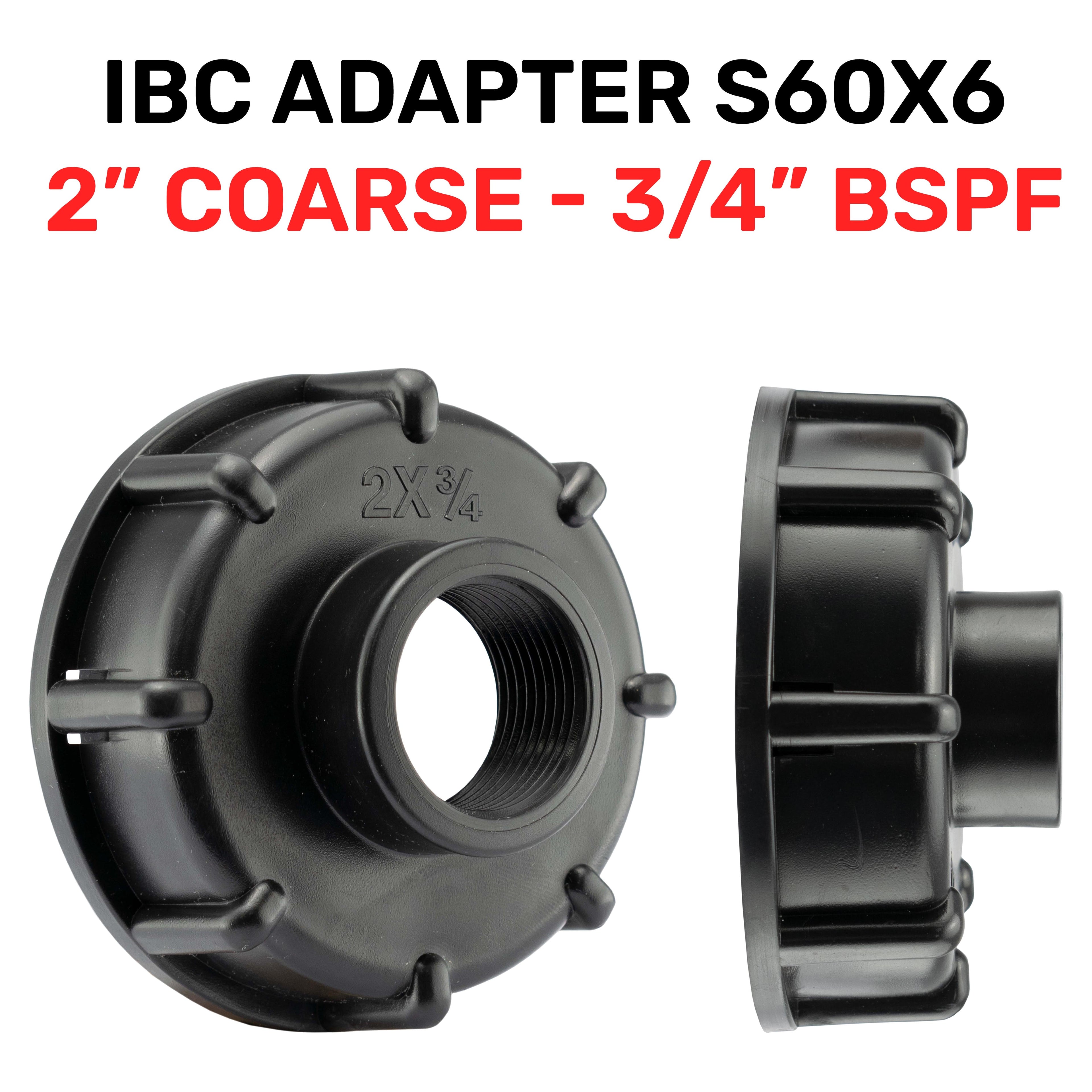 End Cap for IBC Tank with Built-in 3/4" BSPF Thread