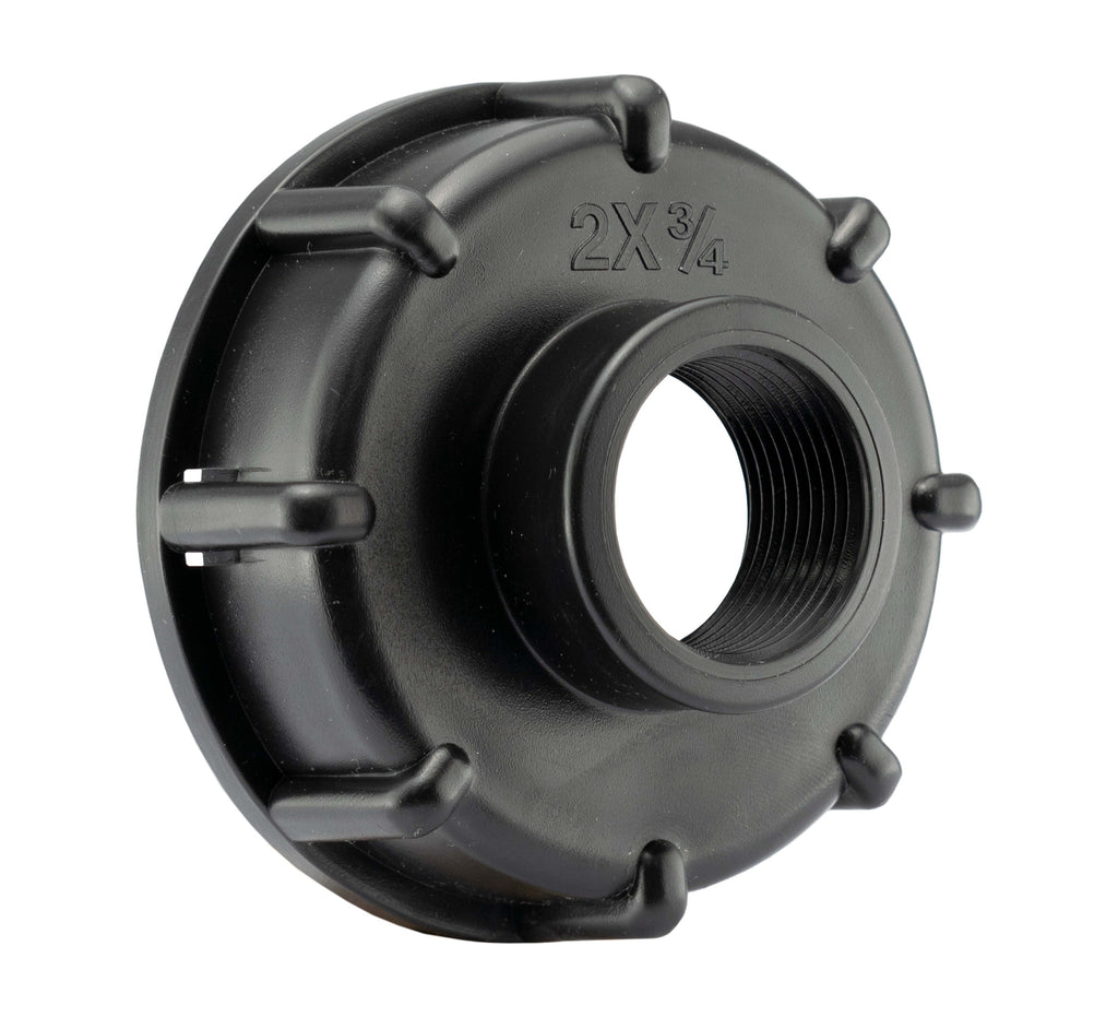 IBC Extender with 2” S60X6 Cap and 20mm MDPE Elbow