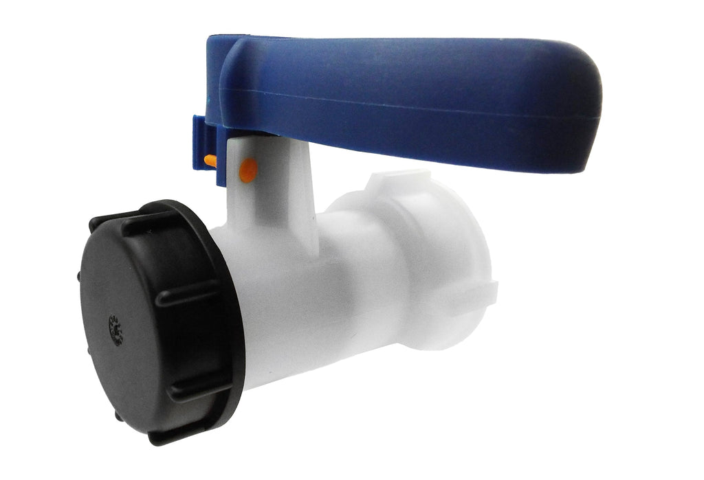 IBC 2” S60X6 Valve with IBC S60X6 - 2” Camlock Fitting and 2” Type C Camlock