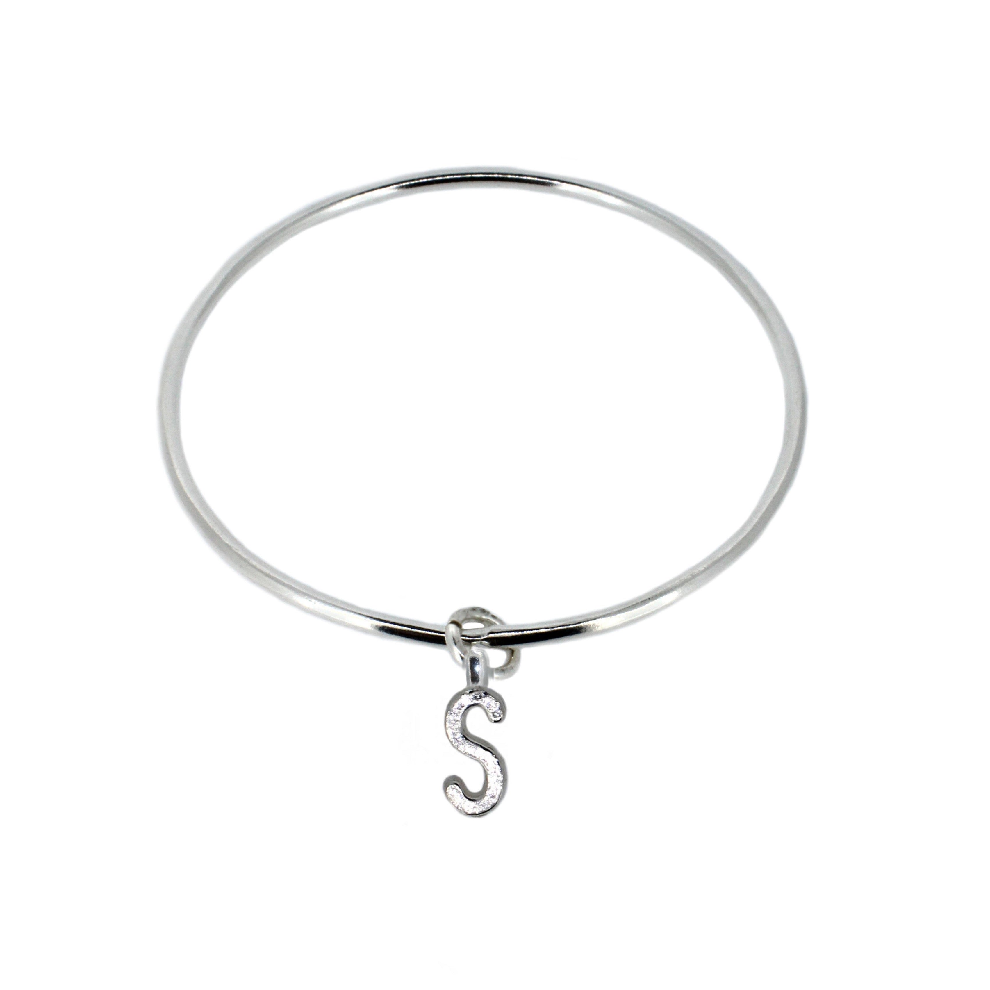 Alphabet Charm Bangle