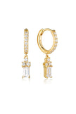 GEORGINI THE LAYERED EDIT KOLM EARRINGS GOLD