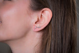 SUMMER SORBET VANILLA VINE EARRINGS SMALL SILVER