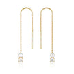 NOEL NIGHTS SNOW DROP EARRINGS GOLD