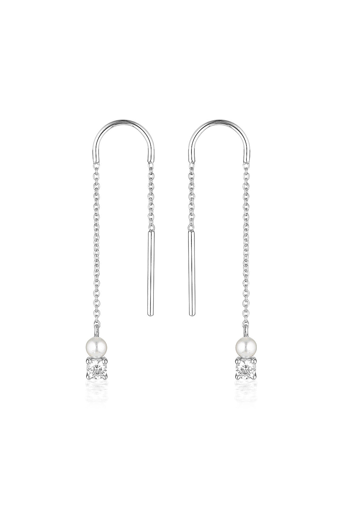 NOEL NIGHTS SNOW DROP EARRINGS SILVER
