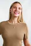 ADAGIO SERENE SHINE PEARL EARRINGS GOLD