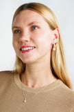 ADAGIO SERENE SHINE PEARL EARRINGS SILVER