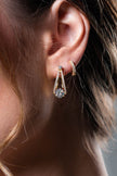 RED CARPET BABY PEARL HOOP GOLD