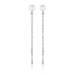 RED CARPET GLOBE EARRINGS SILVER