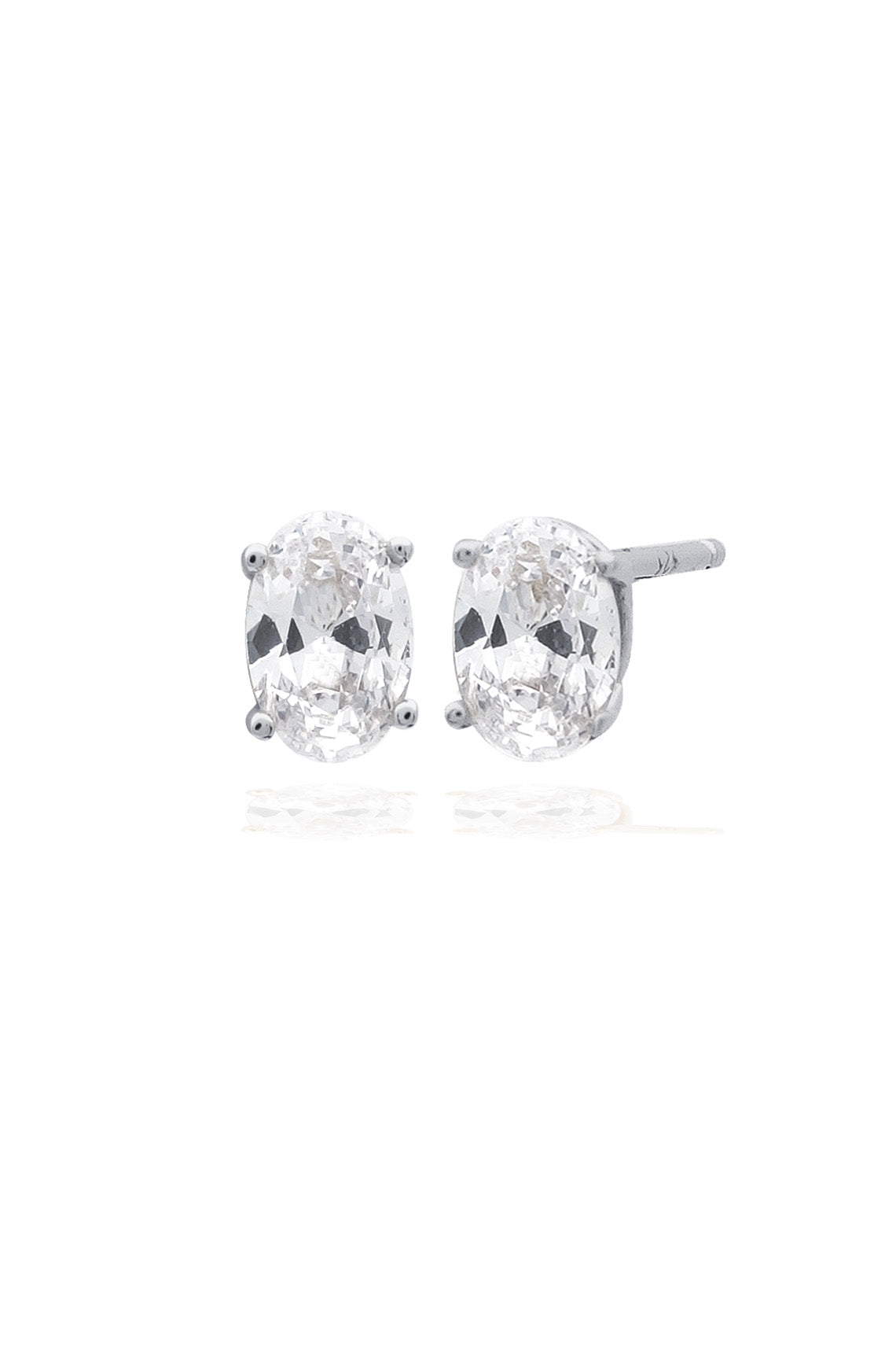 A CHRISTMAS JOURNEY ELLIPSE EARRINGS SILVER