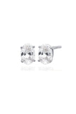 A CHRISTMAS JOURNEY ELLIPSE EARRINGS SILVER