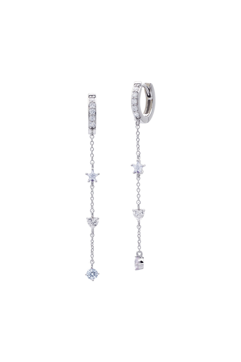 A CHRISTMAS JOURNEY CLARA EARRINGS SILVER