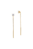 A CHRISTMAS JOURNEY KIARA THREADER EARRING GOLD