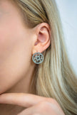 A CHRISTMAS JOURNEY NIGHT SKY EARRINGS SILVER