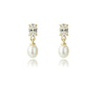 OCEANS WHITSUNDAYS FRESHWATER PEARL EARRINGS GOLD