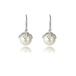 OCEANS PALM COVE FRESHWATER PEARL EARRINGS SILVER