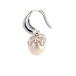 OCEANS PALM COVE FRESHWATER PEARL EARRINGS SILVER