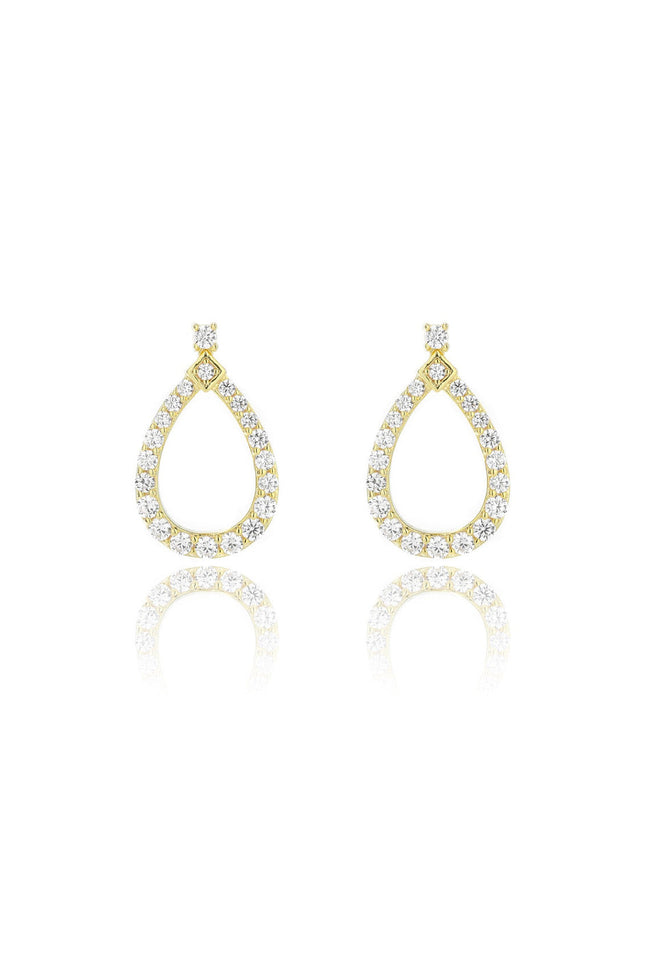 GODDESS FREYA EARRINGS GOLD