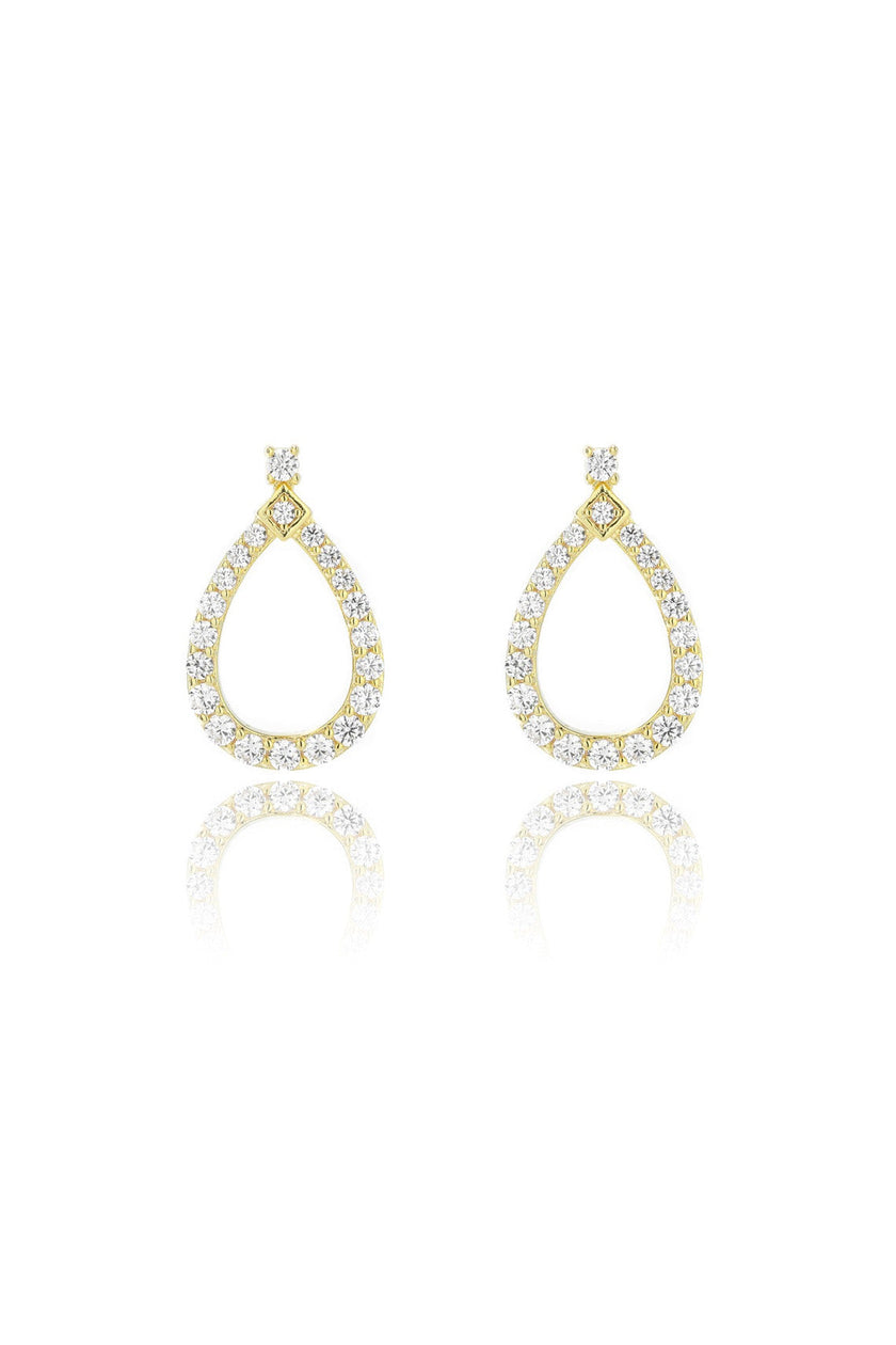 GODDESS FREYA EARRINGS GOLD