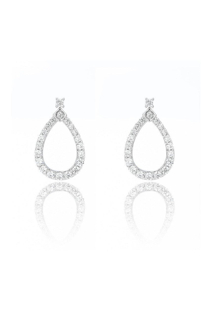 GODDESS FREYA EARRINGS SILVER