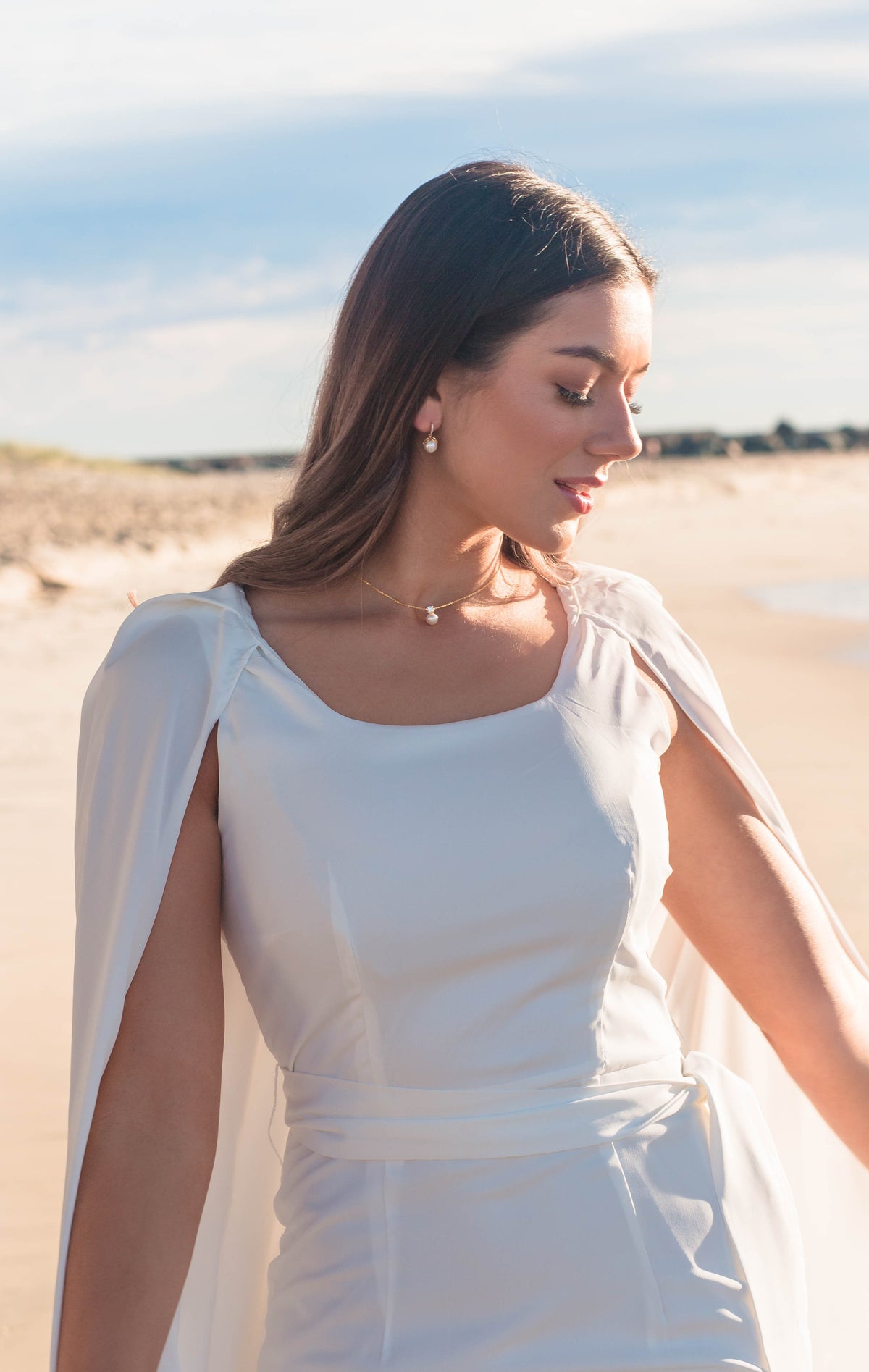 OCEANS NOOSA FRESHWATER PEARL NECKLACE GOLD