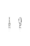 BABY BAGUETTE HOOP SILVER