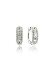 JASMINE HOOP EARRINGS SILVER