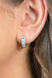 JASMINE HOOP EARRINGS SILVER