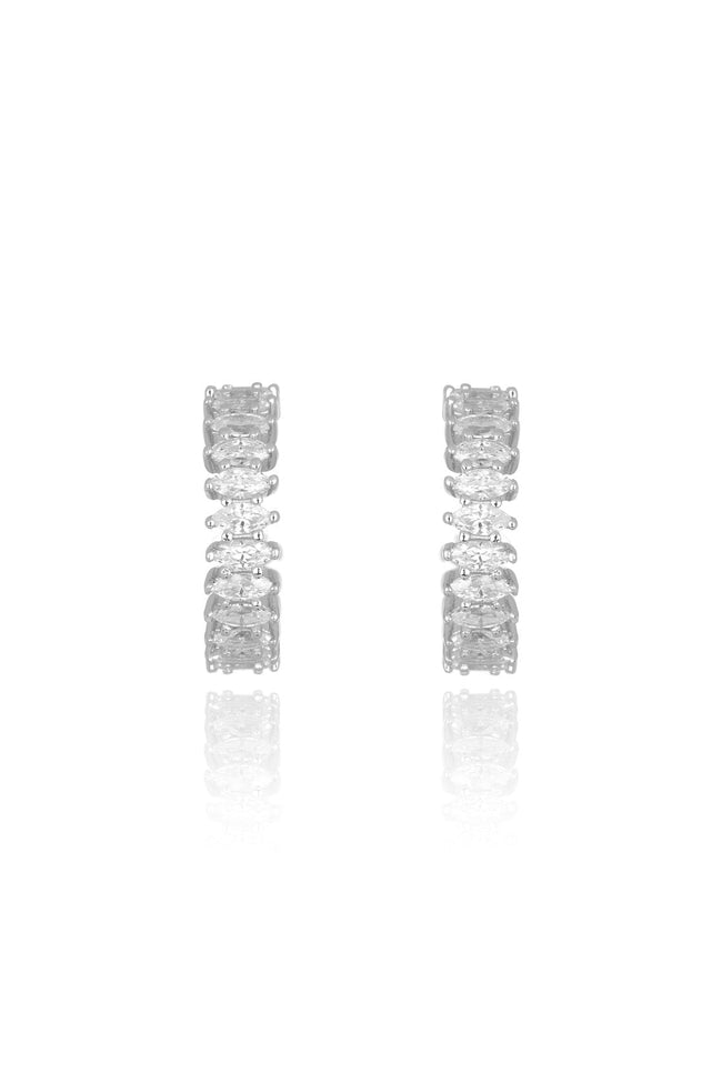 GARLAND EARRINGS SILVER