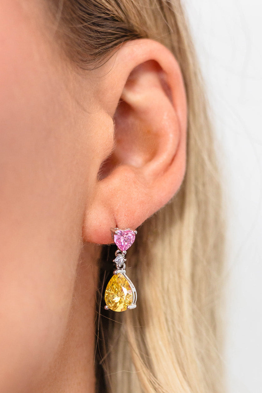 SWEETHEART DREAM EARRINGS SILVER