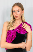 SWEETHEART BOW FRESHWATER PEARL EARRNGS