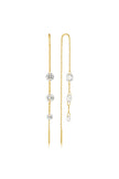MIRAGE ETHEREAL THREADER EARRING GOLD