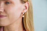 GEORGINI WISTERIA CREATED OPAL AND PEARL CASCADE EARRINGS GOLD