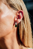 CHIC NOEL TWO-TONE EARRINGS