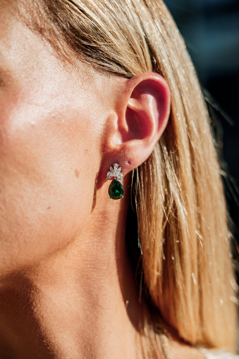 CHIC NOEL TWO-TONE EARRINGS