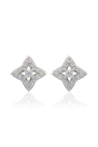 GEORGINI MIDNIGHT VELVET FAIRWATER PETITE EARRINGS SILVER