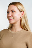 ADAGIO TOUCH OF SPARKLE DANGLE DROP PEARL EARRINGS SILVER