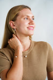 ADAGIO CRESCENT NINE-2-FIVE PEARL RACELET SILVER 15CM +4CM